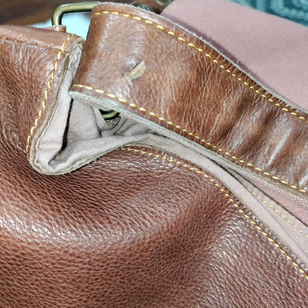 Wilson Leather Western Leather Prairie Cowgirl Hippie Boho Messanger Satchel Bag - Picture 13 of 13